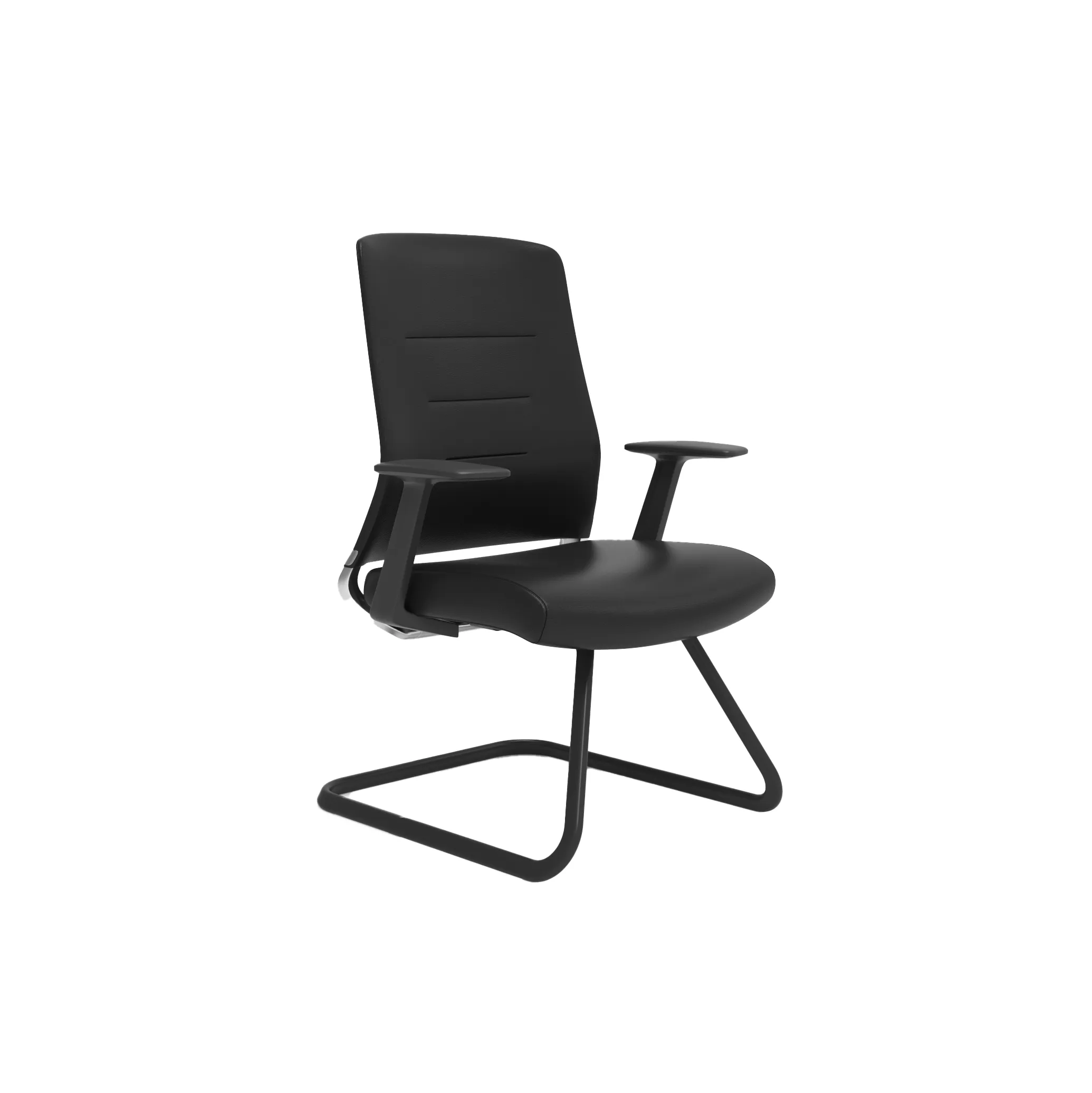 Deno Mid Back Executive Visitor PU Leather Chair